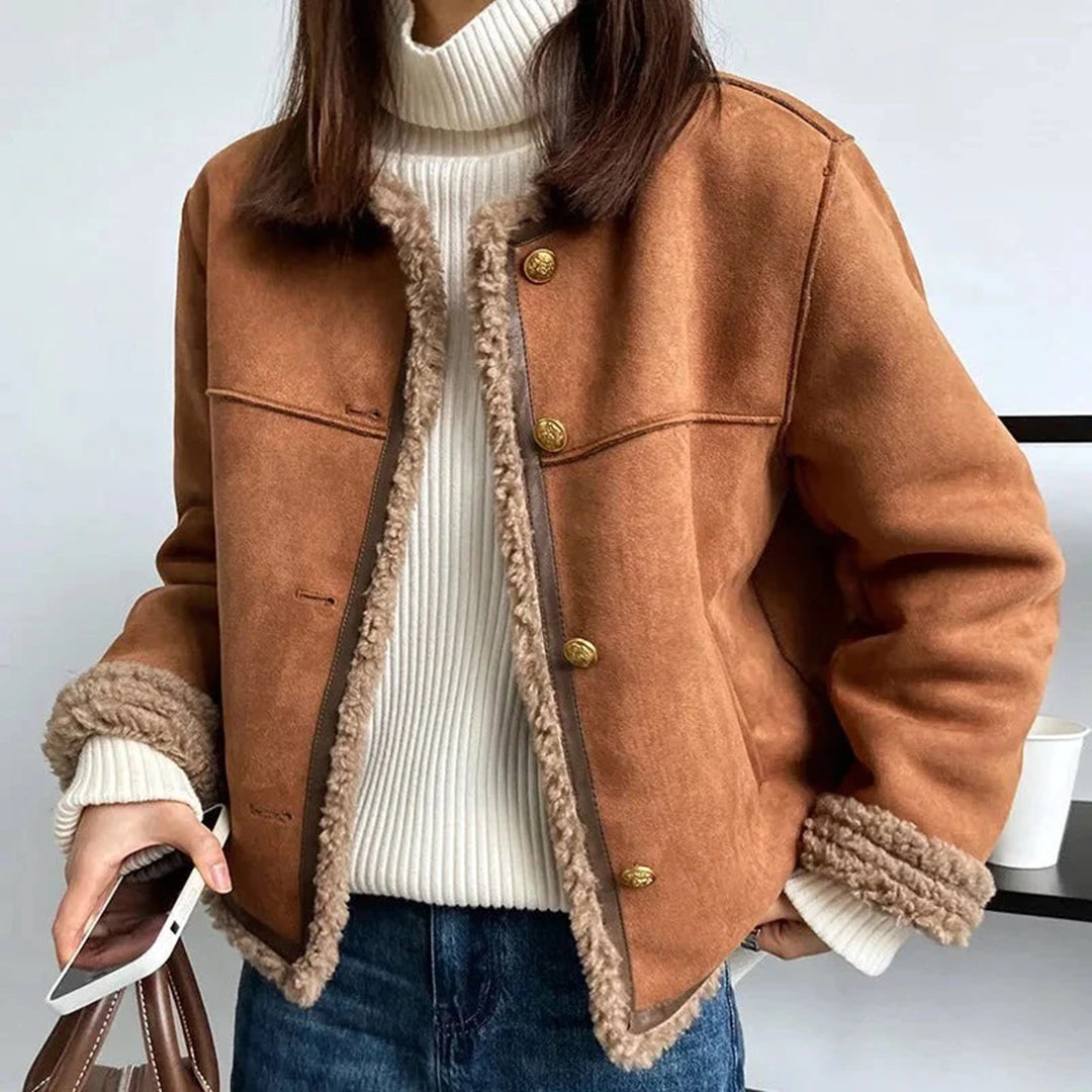 Elegant warm jumper for women
